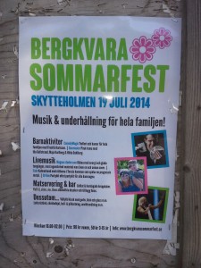 Trolleri på Bergkvara sommarfest den 19 juli